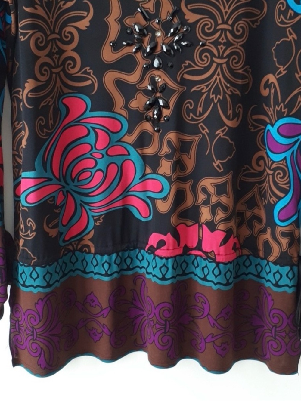 HALE BOB Multicolor Patterned Top - Size Small - Picture 3 of 5